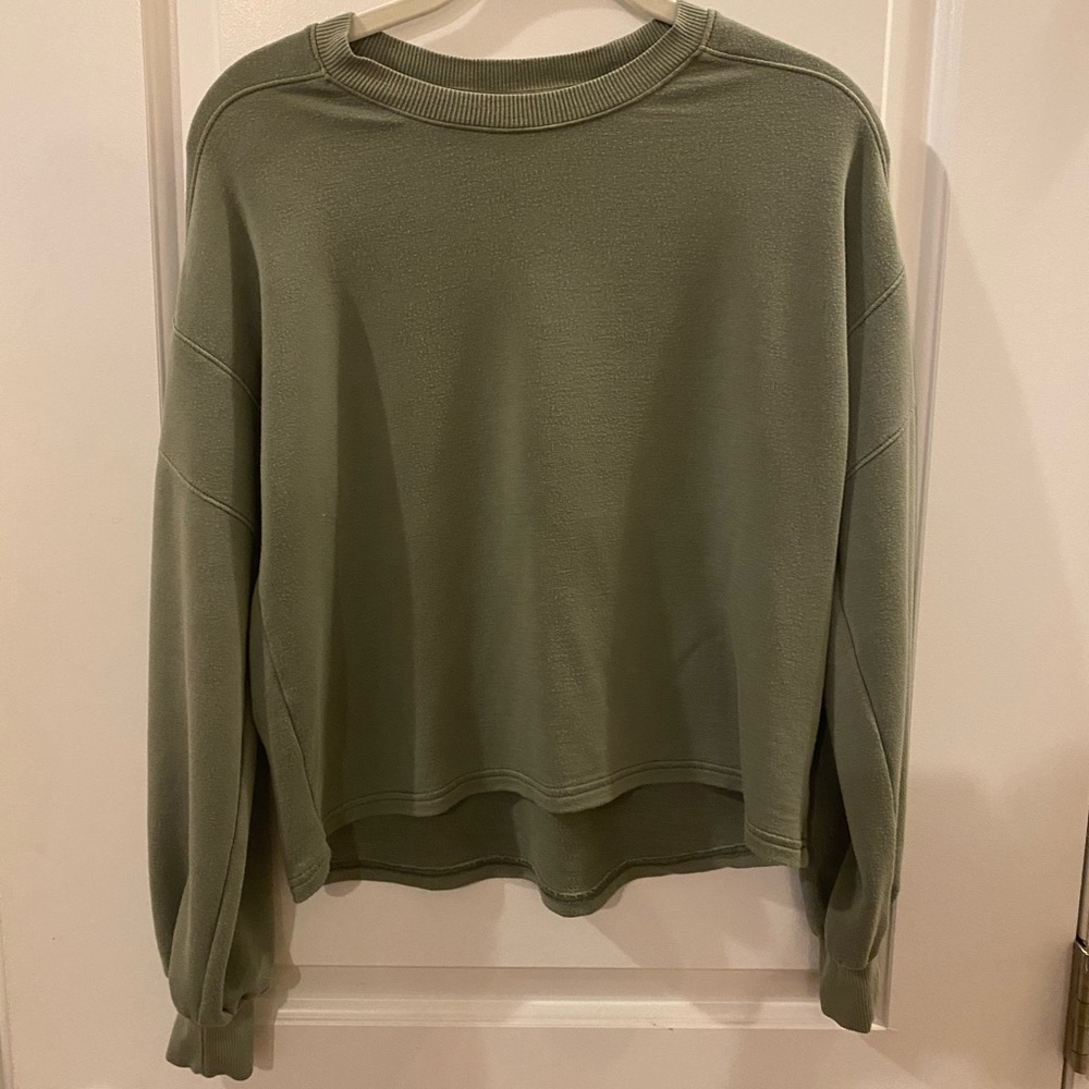 American Eagle sage green sweatshirt xs
